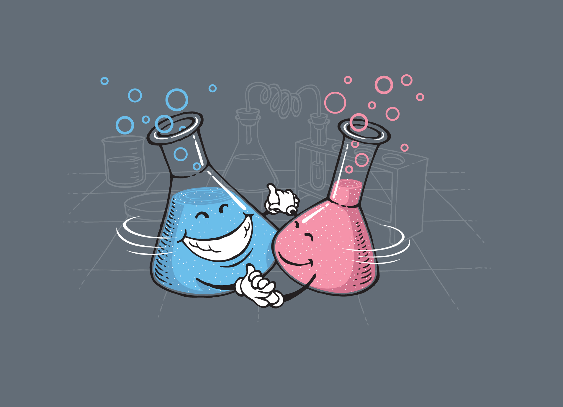 Wenn die Chemie stimmt Designer & Fun TShirts Likoli