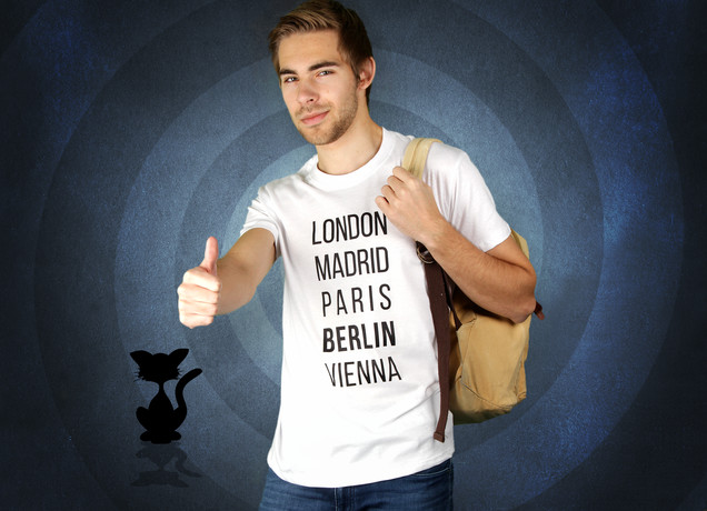 Herren T-Shirt Berliner Luft