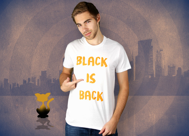 Herren T-Shirt Black is Back