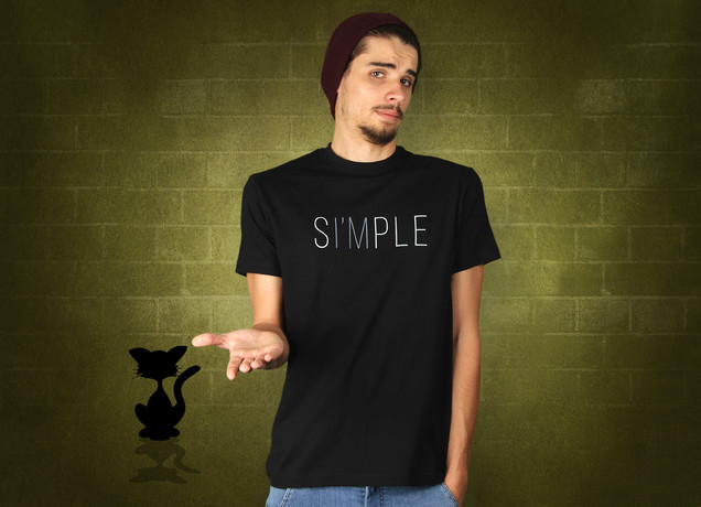 Einfach Simple T-Shirt