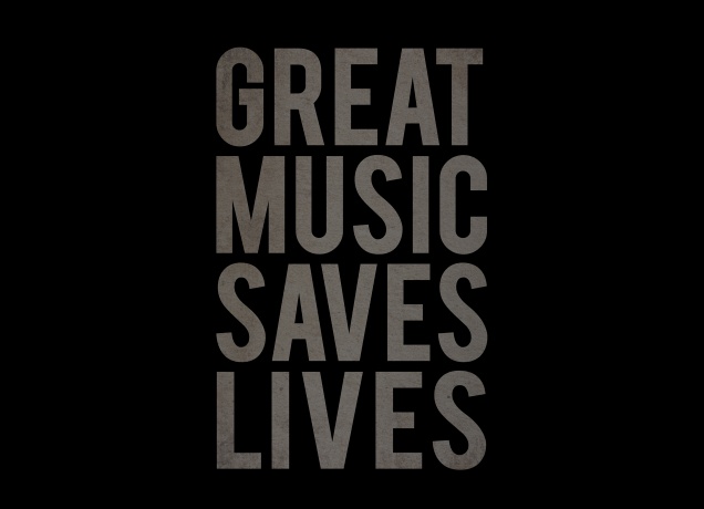T-Shirt Great Music Saves Lives
