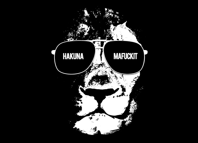 T-Shirt Hackuna Mafuckit Lion