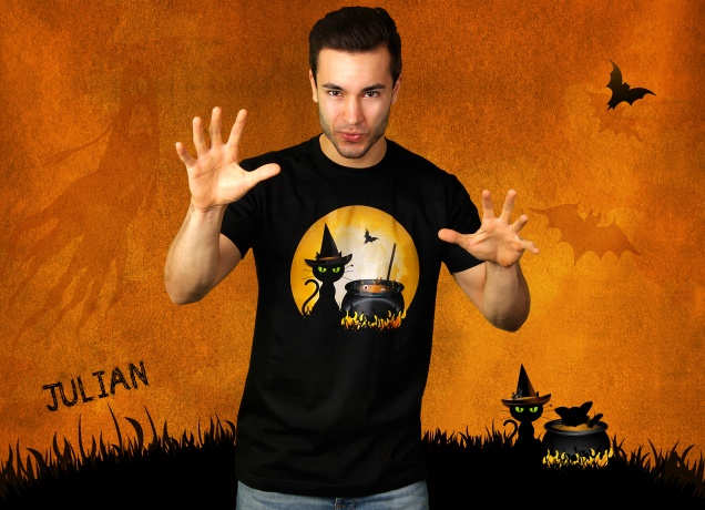 Herren T-Shirt Halloween Cooking - Lustiges Halloween Kostüm