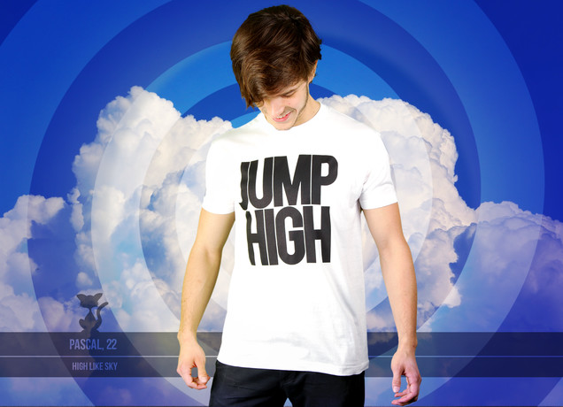 Herren T-Shirt Jump High