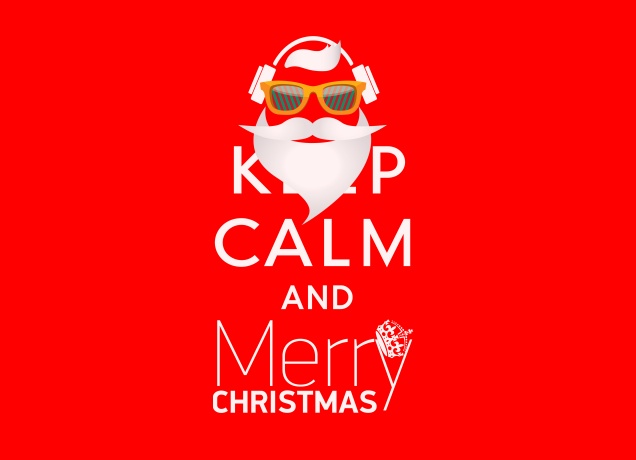 Design Keep Calm & Merry Christmas