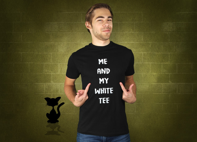 Herren T-Shirt Me And My White Tee