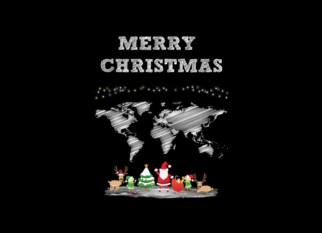 Design Merry Christmas To The World
