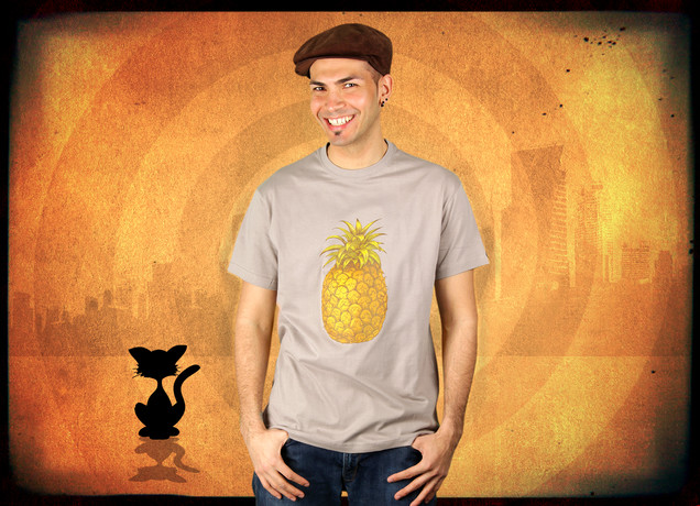 Herren T-Shirt Pineapple, Here I Come