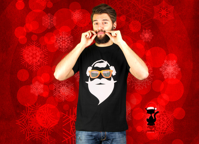 Herren T-Shirt Santa Cool