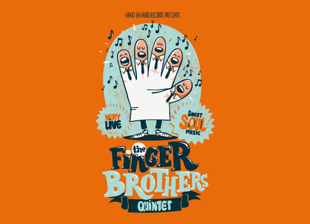 T-Shirt The Five Finger Brothers