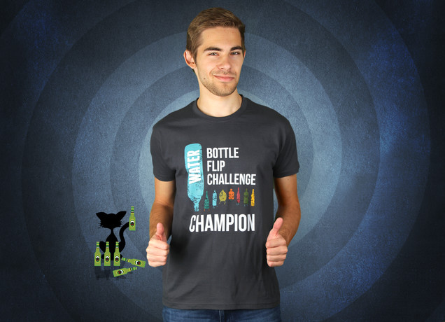 Water Bottle Flip Challenge T-Shirt