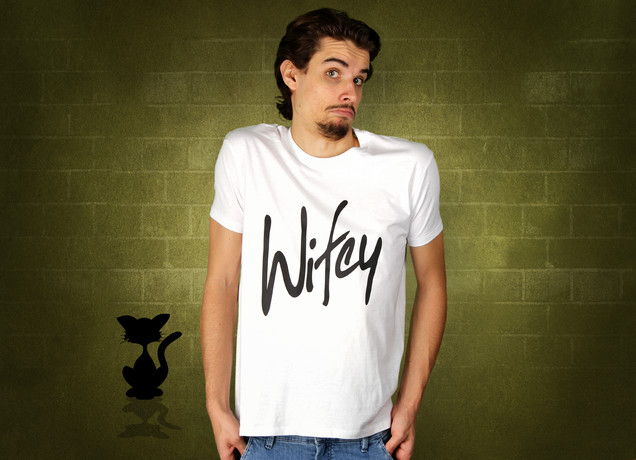 Herren T-Shirt Wifey