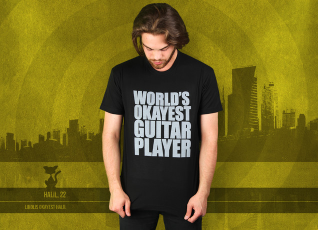 Herren T-Shirt World's Okayest Guitar Player