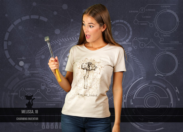 Damen T-Shirt Yes, We Invent