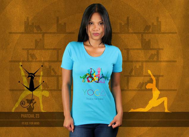 Damen T-Shirt Yoga - Peace For Mind
