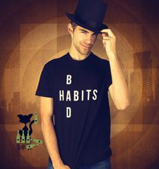 Herren T-Shirt Bad Habits