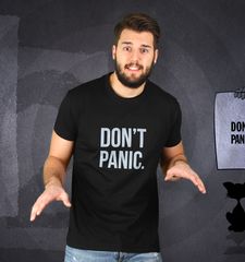 Herren T-Shirt Don't Panic