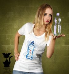 Damen T-Shirt Epic Watter Bottle Flip Champ