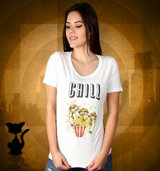 Damen T-Shirt Flix & Chill