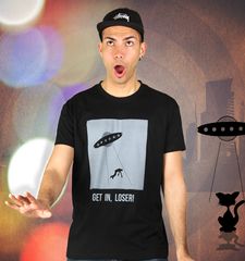 Herren T-Shirt Get In Loser!