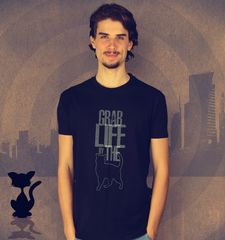 Herren T-Shirt Grab Life By The Pussy