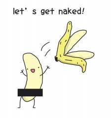 T-Shirt Let's get naked