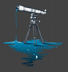 T-Shirt Liquid Universe
