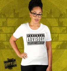 Damen T-Shirt Parental Advisory