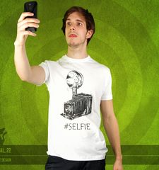 Herren T-Shirt Selfie Cam