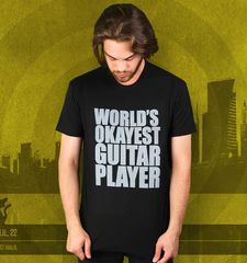 Herren T-Shirt World's Okayest Guitar Player