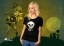 T-Shirt Dunkle Blumenwiese