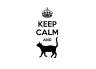 T-Shirt Keep Calm And Cat Arround