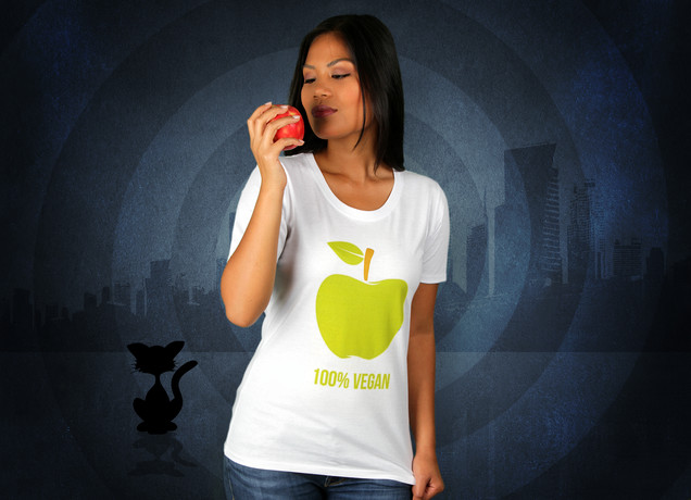 Damen T-Shirt 100% Vegan