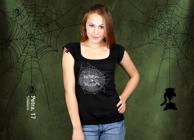Damen T-Shirt All Bugs Are Wellcome