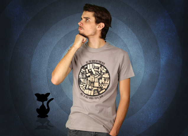 Herren T-Shirt All The Books In Your Head
