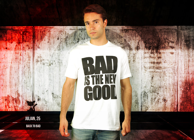 Herren T-Shirt Bad Is The New Good