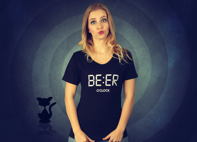 Damen T-Shirt Beer Time