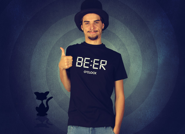 Herren T-Shirt Beer Time