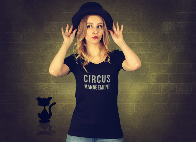 Damen T-Shirt Circus Management