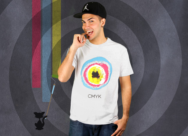 Herren T-Shirt CMYK