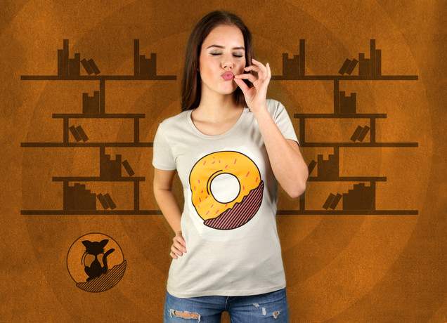 Damen T-Shirt Des Donuts Kern