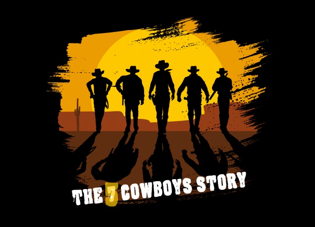 T-Shirt Die Sieben Cowboys