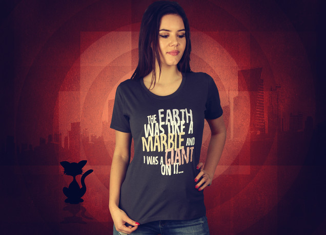 Damen T-Shirt Earth Like A Marble