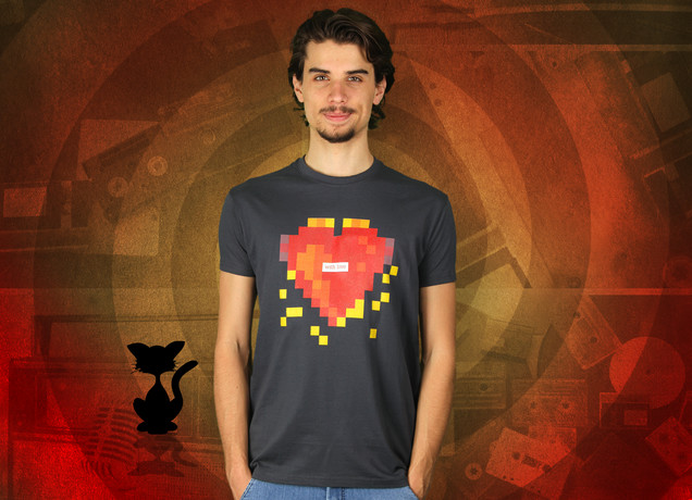 Herren T-Shirt Ein Herz Für Den Einen Gamer
