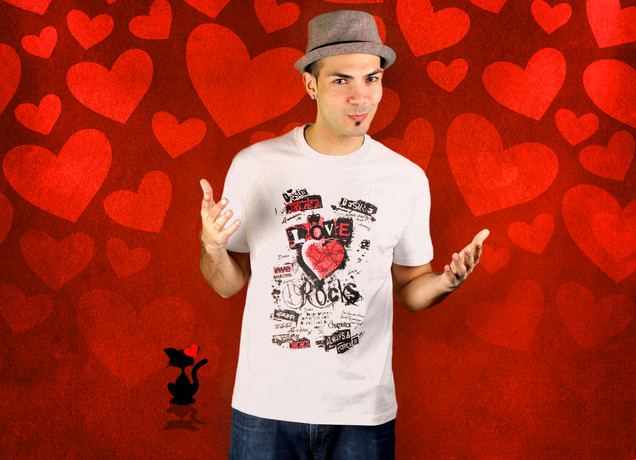 Herren T-Shirt Graffitis Of Love