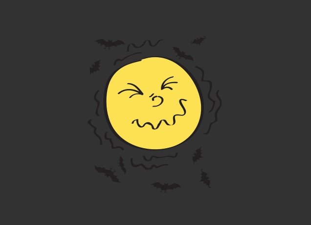 Design Halloween Moon