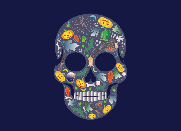 Design Halloween Scull