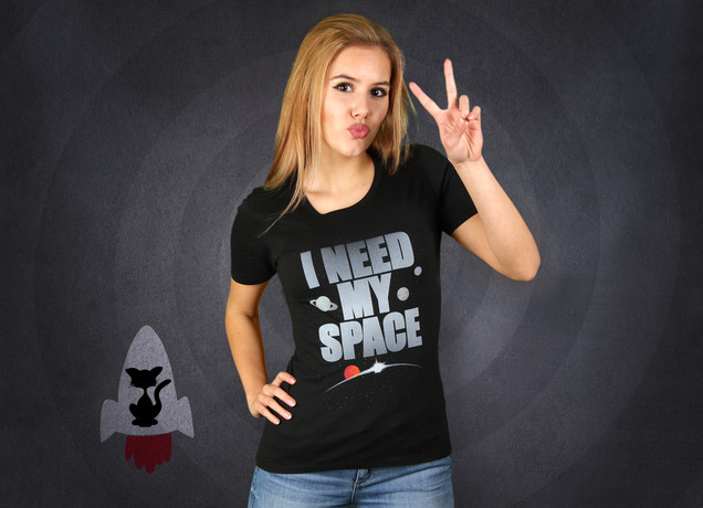 Damen T-Shirt I Need My Space