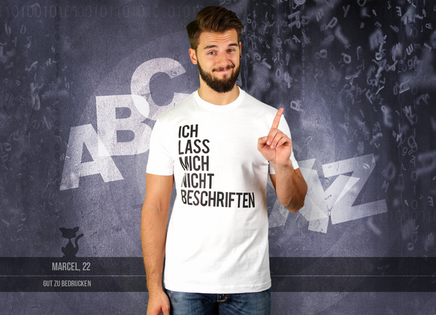 Herren T-Shirt Ich Lass Mich Nicht Beschriften