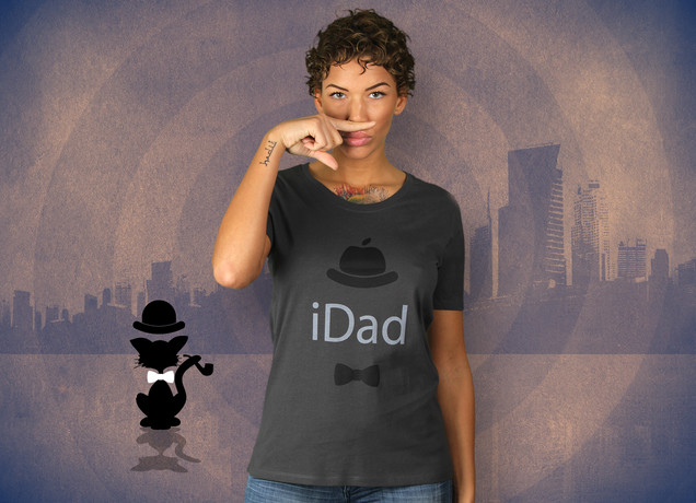 Damen T-Shirt iDad